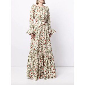 Agua Bendita Wallflowers Off Shoulder Maxi Dress S